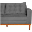 Ver imagem 7 de Sofá 2 Lugares Dubai Suede Cinza - ADJ Decor