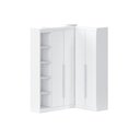 Ver imagem 2 de Guarda Roupa Modulado Roupeiro de Canto L 4 Portas 4 Gavetas 4 Prateleiras Versatille Yescasa