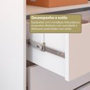Ver mais imagens de Guarda Roupa Modulado Roupeiro de Canto L 4 Portas 4 Gavetas 4 Prateleiras Versatille Yescasa