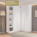 Ver imagem 5 de Guarda Roupa Modulado Roupeiro de Canto L 4 Portas 4 Gavetas 4 Prateleiras Versatille Yescasa