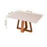 Mesa de Jantar 6 Lugares Off White - 4
