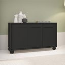 Ver imagem 4 de Balcão 3 portas 1 prateleira 4 rodízios BSE 05 Linha Line - BRV Móveis