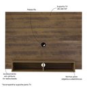 Ver imagem 6 de Painel para TV até 42 Polegadas 120CMX89,5cm Suporte Universal Flash Marrom
