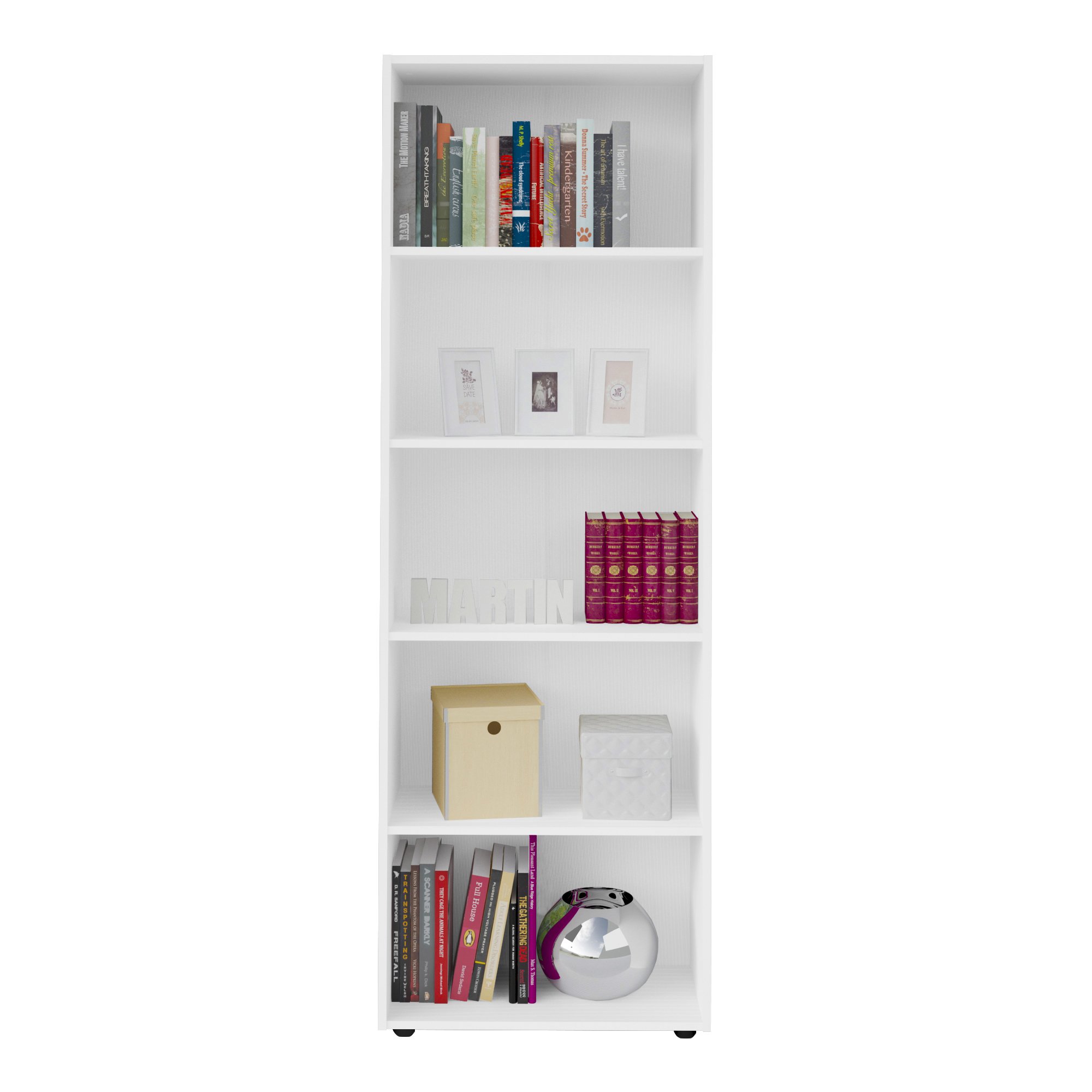 Estante para Livros 5 Prateleiras 180cmx60cm Multy - 19