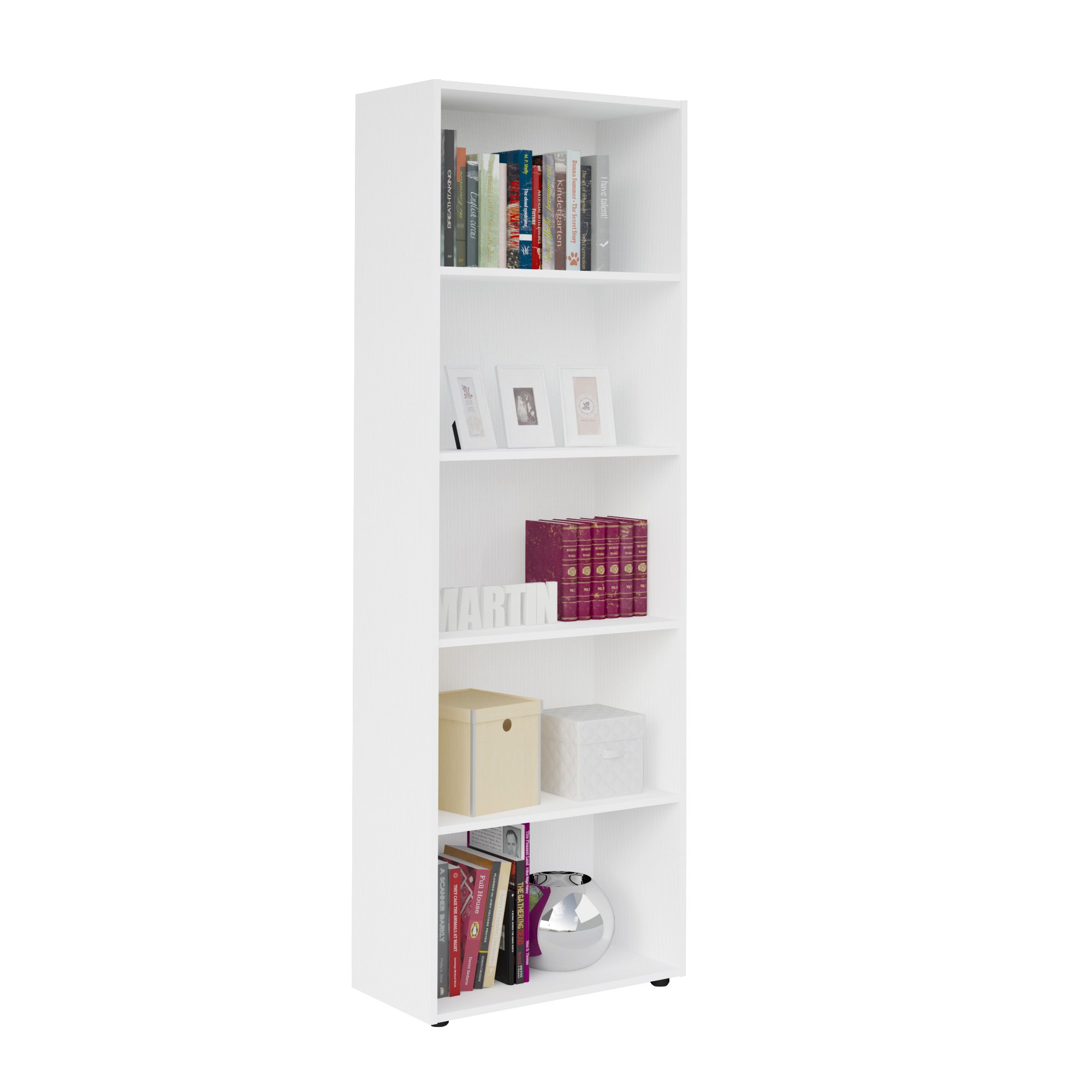 Estante para Livros 5 Prateleiras 180cmx60cm Multy - 18