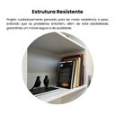 Ver imagem 6 de Estante de Livros 60CMX180CM 5 Prateleiras Multy Branco