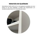 Ver imagem 7 de Estante de Livros 60CMX180CM 5 Prateleiras Multy Branco