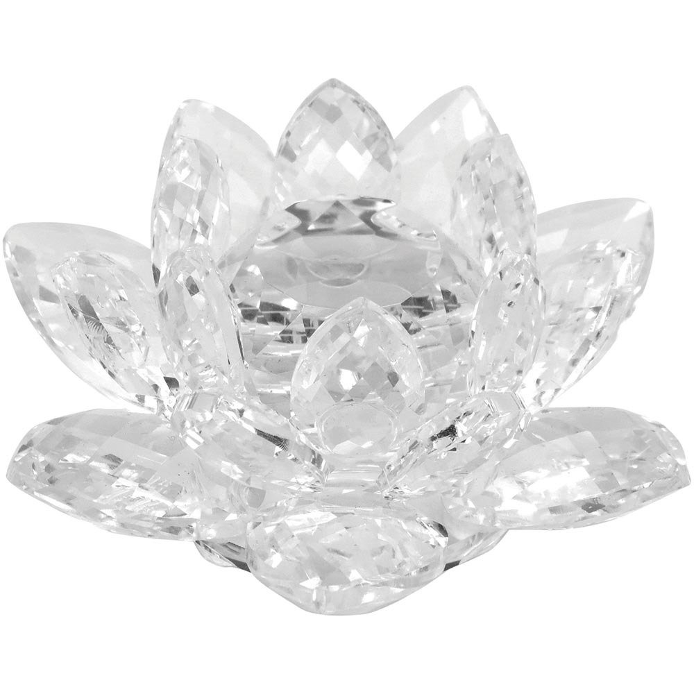 Castiçal Cristal Transparente 06 x 10 x 10 cm Vitrally