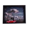 Quadro Decorativo Fabricas NY 3D Carrinho Scale Decoração - 1