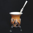 Ver imagem 2 de Kit De Cuia E Bomba Para Chimarrão Terere Mate Com Tripé