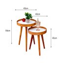 Ver imagem 6 de Mesa Sala Estar Sofá Pé Palito Pequena Cabeceira Recepção Conjunto Centro Auxiliar casa Ambiente