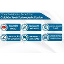 Ver imagem 4 de Cama Box King: Colchão Molas Sealy Posturepedic Doux Confort + Base CRC Suede Marrom(193x203)