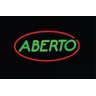 Letreiro luminoso Aberto Open Placa led Display - 2