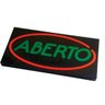 Letreiro luminoso Aberto Open Placa led Display - 1