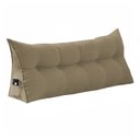 Ver imagem 1 de Almofada de Apoio para Cabeceira 100cm Suede Várias Cores - Estopar Suede Cappuccino