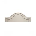 Ver imagem 1 de Cabeceira King Luxo 193x60 Courino Off White Tachas Fumê