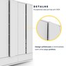 Guarda Roupa Casal 6 Portas 9 Gavetas 270cm Stillus   - 11