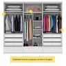 Guarda Roupa Casal 6 Portas 9 Gavetas 270cm Stillus   - 6