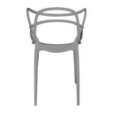 Ver imagem 4 de Kit 6 Cadeiras Allegra Cinza Brasão – Design e Sofisticação para Ambientes Internos e Externos