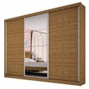 Ver imagem 3 de Guarda-Roupa Casal 4 Espelhos 3 Portas Los Angeles Tcil Móveis