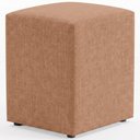 Ver imagem 2 de Puff Quadrado Decorativo L02 Sala de Estar Linho Rosê - Lyam Decor