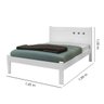 Cama Casal F89 Paola II 1,38 - Branco - 3