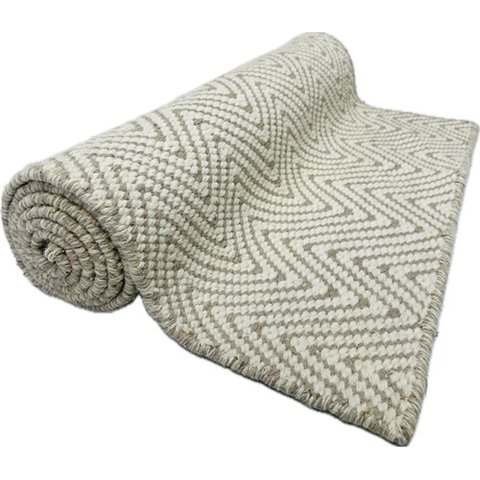 Tapete Kilim Vivaldi 70x198 Chevron Bege