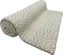Ver imagem 1 de Tapete Kilim Vivaldi 70x198 Chevron Bege