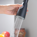 Ver imagem 5 de Torneira Misturador Monocomando Preto Fosco Gourmet Bica com Ducha Extensível para Cozinha