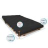 Sofá Cama Casal Futon Oriental Preto Madeira Nobre Natural - 8