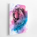 Ver imagem 2 de Quadro Cachorro Chow Chow Tinta Aquarela Canvas 30x40cm