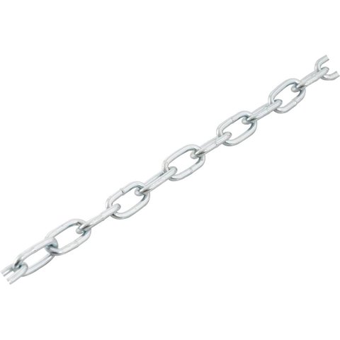 Corrente 3/16 Curta Zincada Balde Plástico Com 25 Quilos -