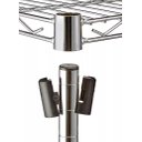 Ver imagem 4 de Estante Aramada 3 Andares Organizador Prateleira Lavanderia - Cromado