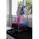 Ver imagem 6 de Estante Aramada 3 Andares Organizador Prateleira Lavanderia - Cromado