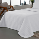 Ver imagem 2 de Kit Cobre Leito Casal Queen Matelado Percal 300 Fios Copacabana 3 Pçs Branco