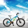 Bicicleta Aro 26 Quadro 13 Alumínio 21v Freio Disco Vmaxx Freeride Tuff Azul/Laranja - Viking - 2