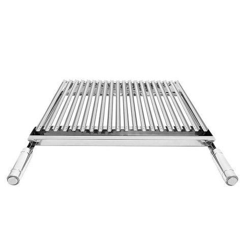 Grelha Argentina Parrila Inox 430 80x50 Prata 80x50