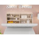 Ver imagem 2 de Cabeceira Isis Solteiro 0,88 - Amarula/Branco 008