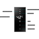 Ver imagem 7 de Aquecedor De Água A Gás Komeco Ko 16 Bk Home Preto 16 Litros Digital Gás GLP Com Kit Ligação 40 CM