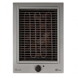 Churrasqueira Cooktop Fischer Elétrica com Pedra Vulcânica Inox 220v - 1