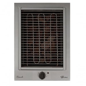 Churrasqueira Cooktop Fischer Elétrica com Pedra Vulcânica Inox 220v