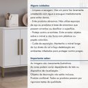 Ver mais imagens de Balcão 3 Portas 2 Gavetas Lorena - Kaiki Móveis Branco