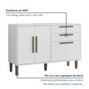 Ver imagem 2 de Balcão 3 Portas 2 Gavetas Lorena - Kaiki Móveis Branco
