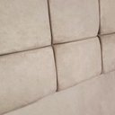 Ver imagem 4 de Cabeceira King 195cm Nina Suede Bege Slk Decor Cabeceira Nina