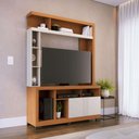 Ver imagem 1 de Estante Home Sala de Estar Oma Freijo Off White Matte