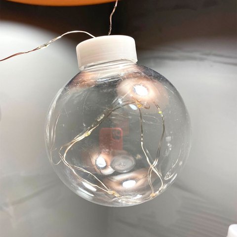 Varal Led 10 Lampadas Bola Incandescentes Fio de Fada:branco Quente