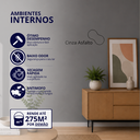 Ver imagem 2 de Tinta Acrílica Econômica Fosca Cor Cinza Asfalto 18L Durín Baixo Odor Antimofo