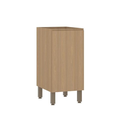 Balcão de Cozinha 40cm 1 Porta sem Tampo Slim Luciane Móveis Freijó-freijó Brasil