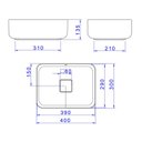 Ver imagem 5 de Cuba de Apoio Deca 40x30 L.13040.17 Retangular Branca