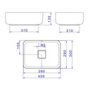 Ver imagem 5 de Cuba de Apoio Deca 40x30 L.13040.17 Retangular Branca